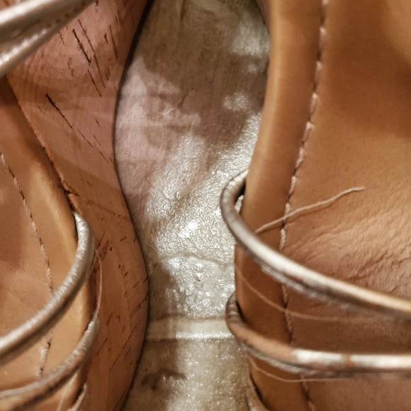 COACH Georgiana wedge 4.5" tall sized 6.5 - Picture 5 of 6